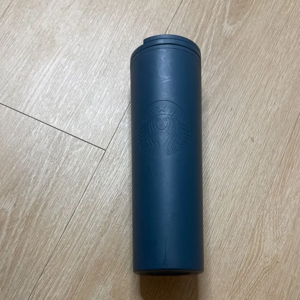2022 Starbucks Matte Blue Tumbler 16 oz